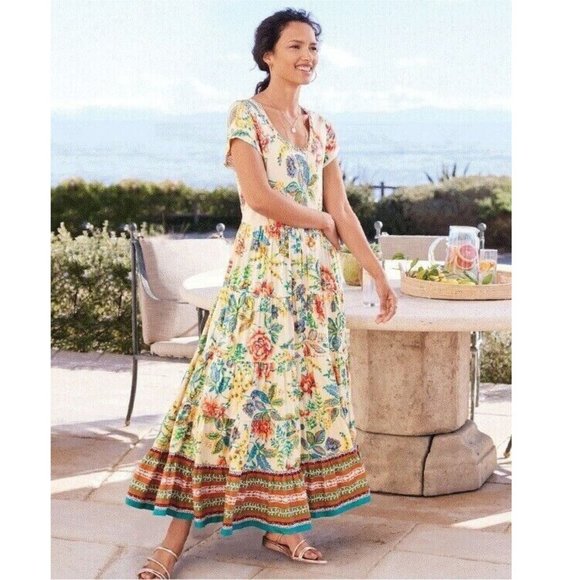 Soft Surroundings Dresses Soft Surroundings Kara Maxi Dress Floral